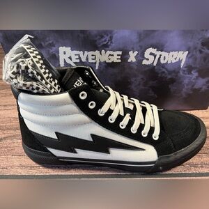 Revenge x Storm White / Black high top size 10